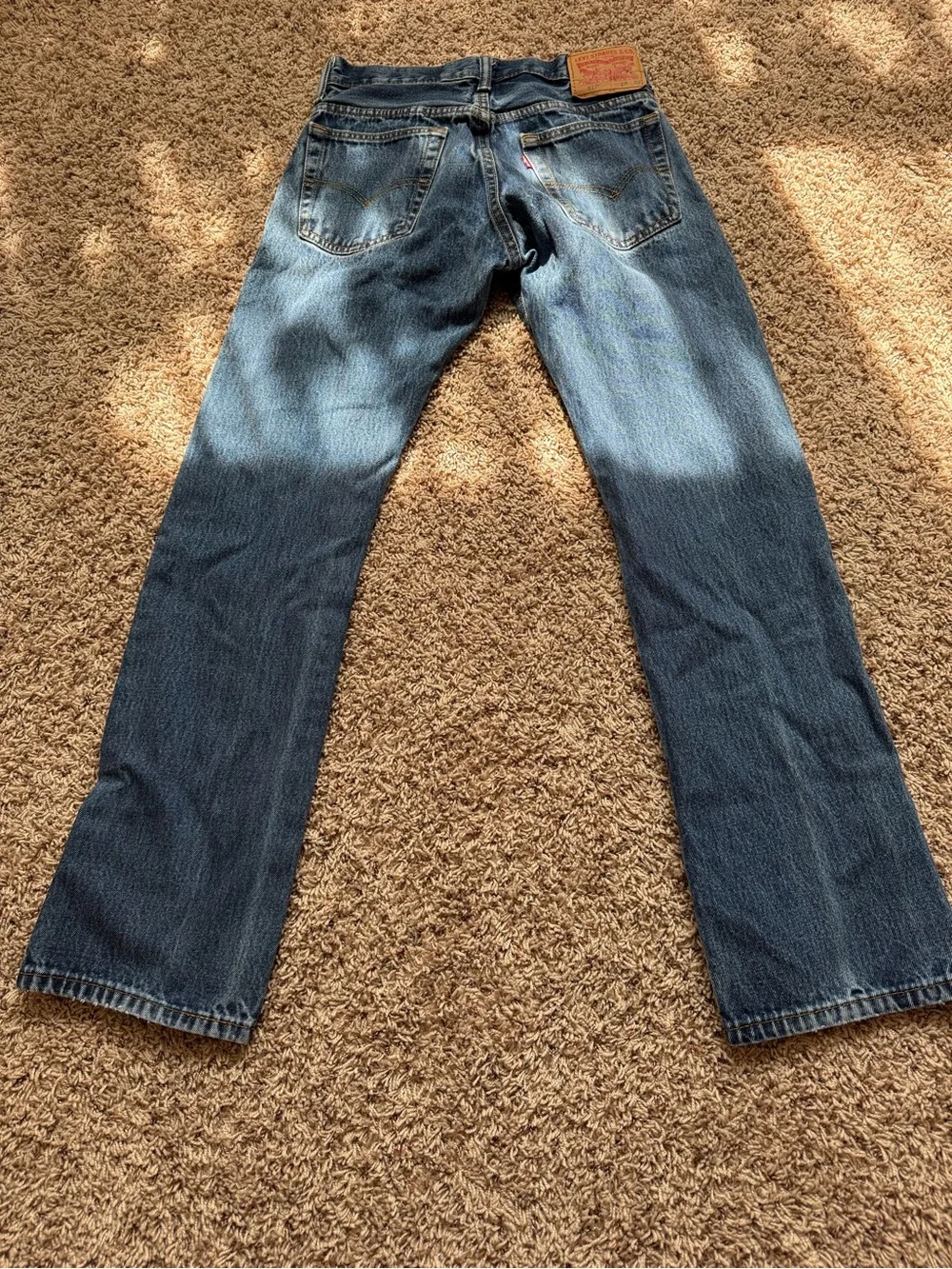 Levis 517 Jeans Men's 28x32 Bootcut Medium Wash Denim Fade Cowboy Y2K Western